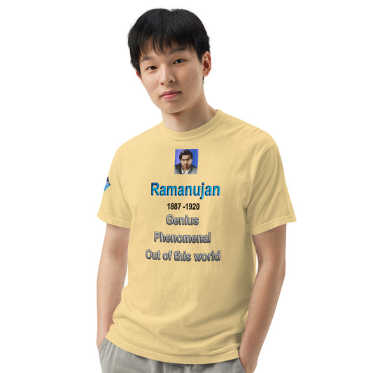 D5-Ramanujan Men’s garment-dyed heavyweight t-shirt