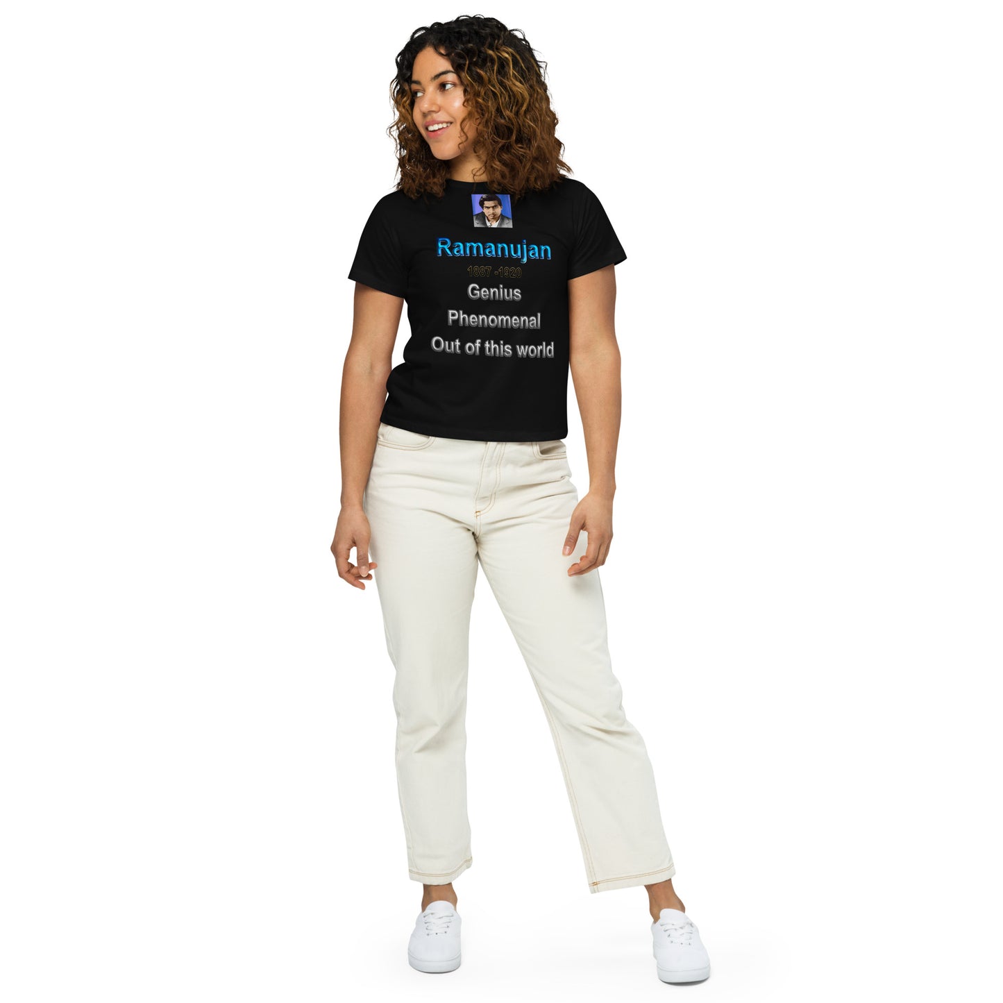 D5-Ramanujan Women’s high-waisted t-shirt