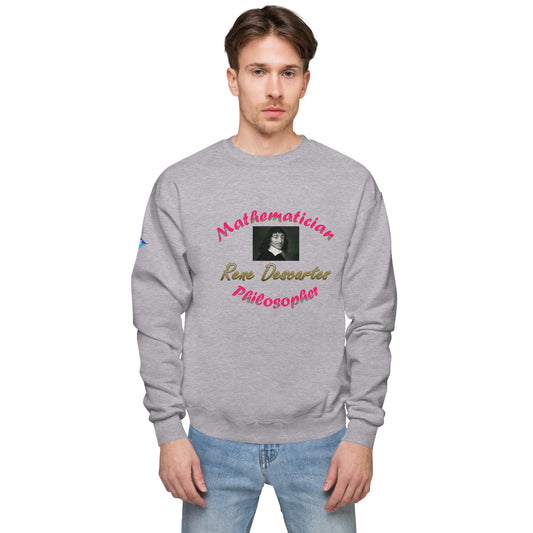 Descartes Unisex fleece sweatshirt